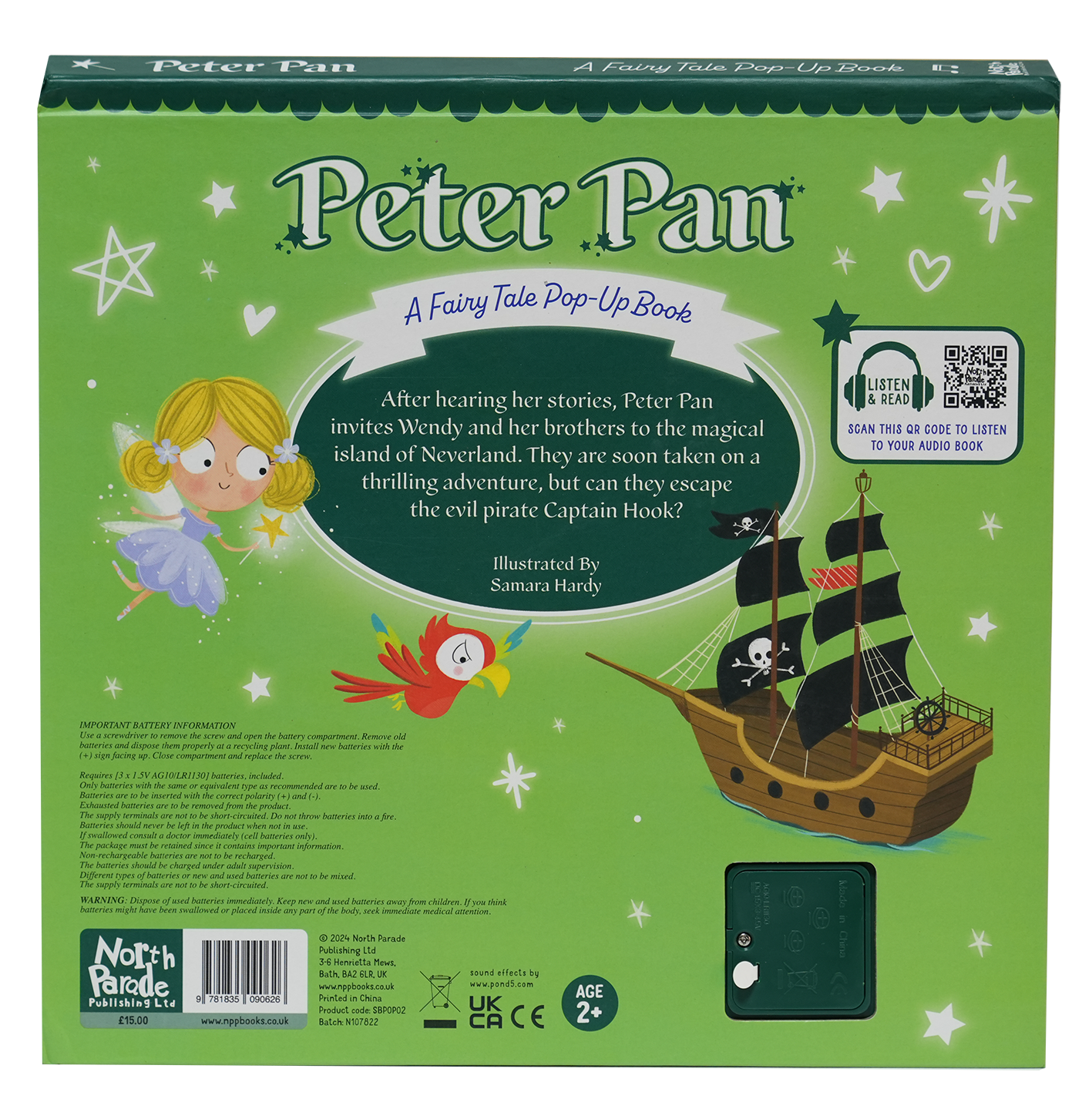 POP-UP SOUND BOOK - PETER PAN