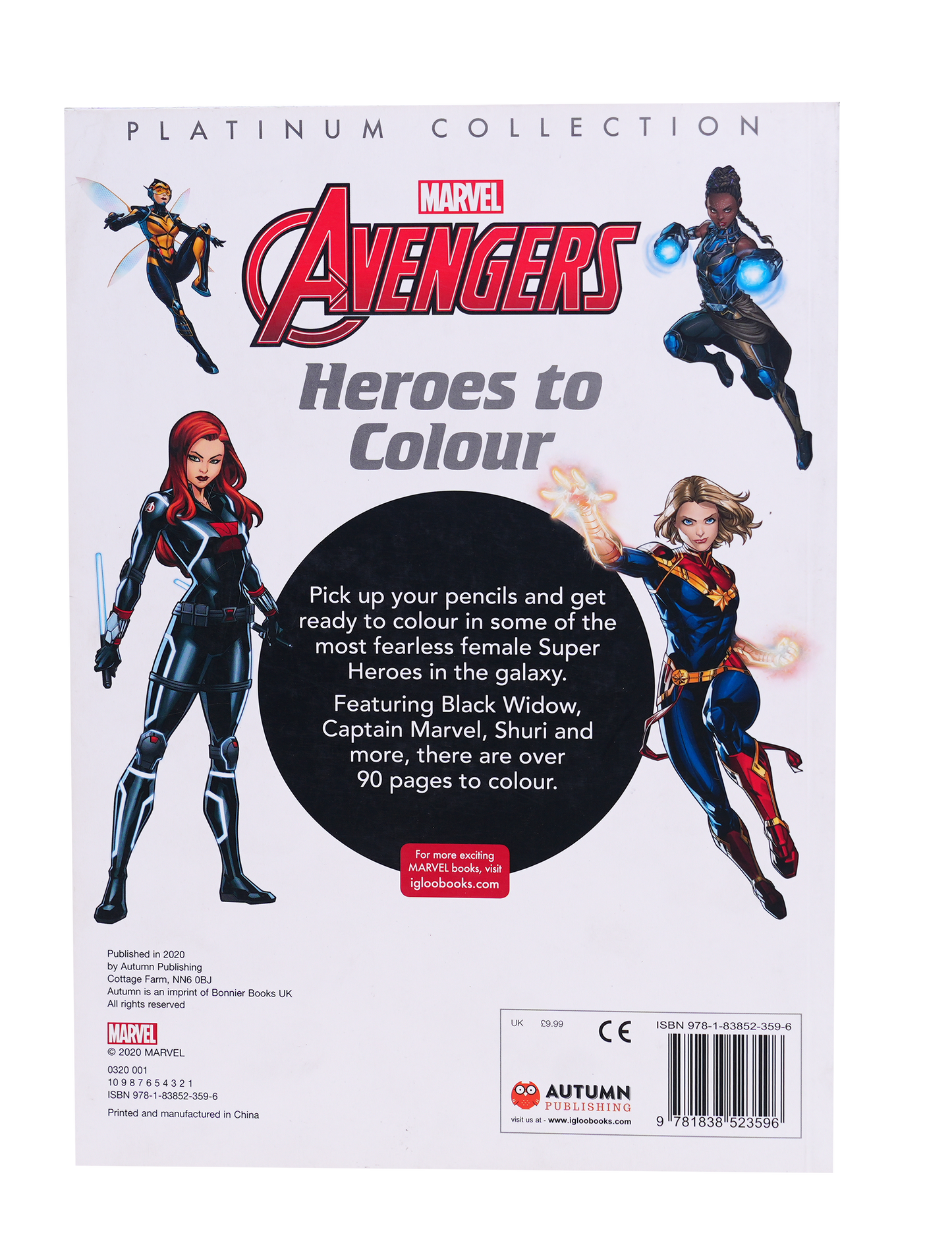 Marvel Avengers: Heroes to Colour - Platinum Colouring Marvel