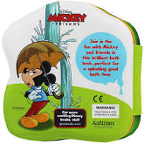 Shaped Bath Book 2 Disney Mickey Mouse