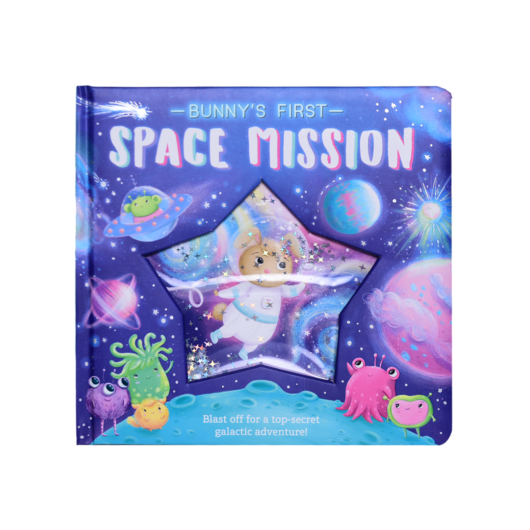 Glitter Globes Stars - Bunny's First Space Mission