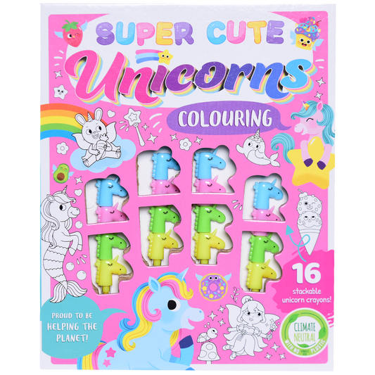 Super Cute Unicorns Colouring