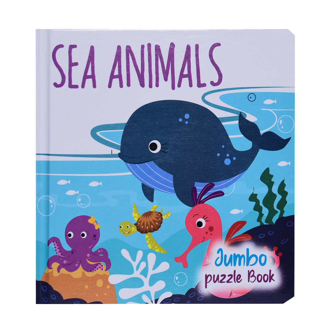 Sea Animals - Jumbo Puzzle Book
