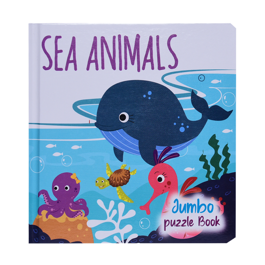 Sea Animals - Jumbo Puzzle Book