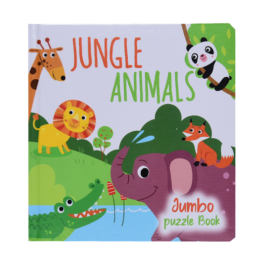 Jungle Animals - Jumbo Puzzle Book