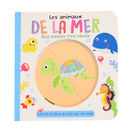 Les Animaux De La Mer - Mon Premier Livre Puzzle