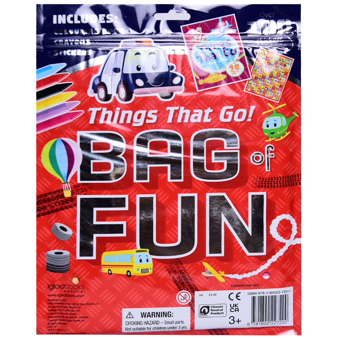 Activity Bags 2 - Things That Go! Bag Of Fun