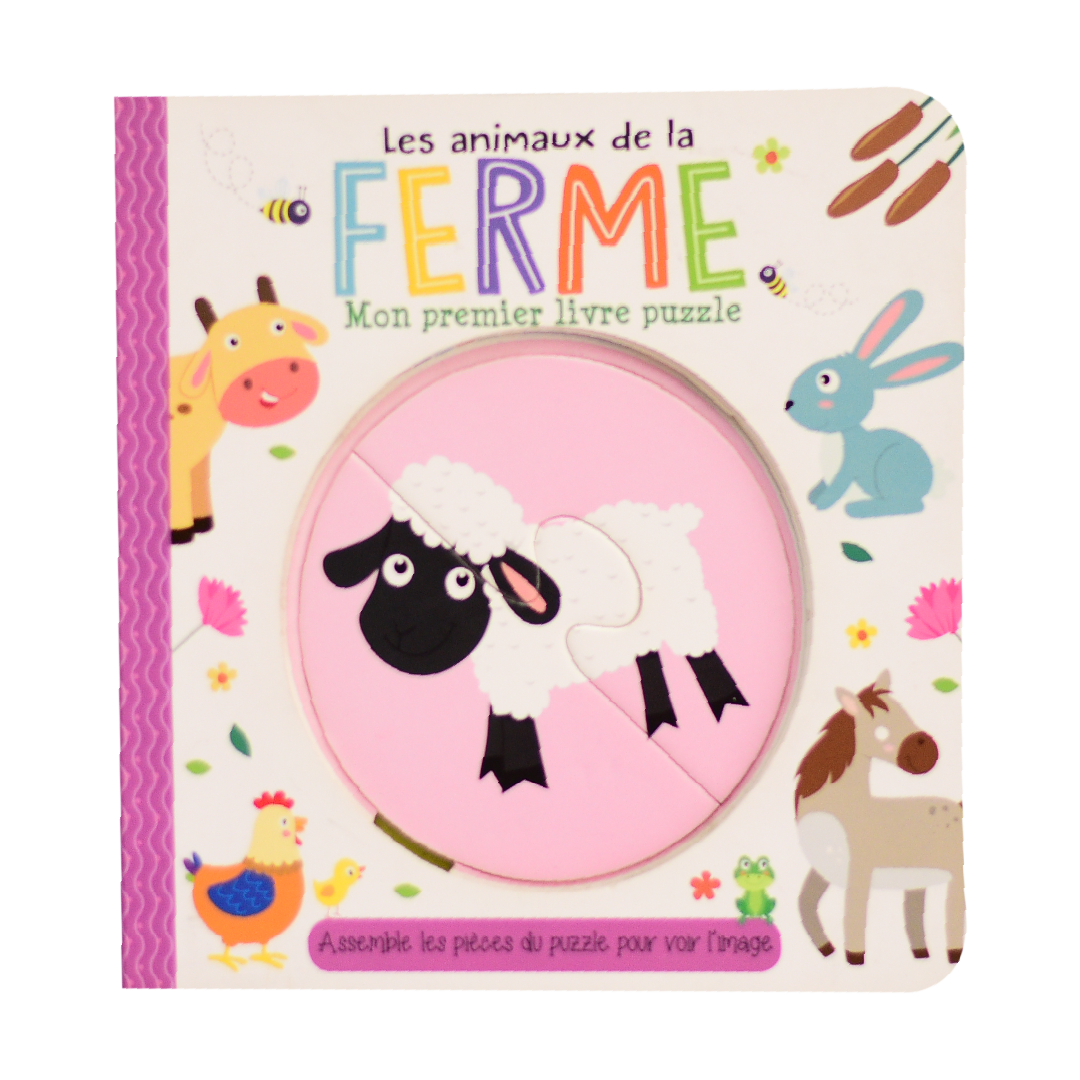 Les Animaux De La Ferme - Mon Premier Livre Puzzle