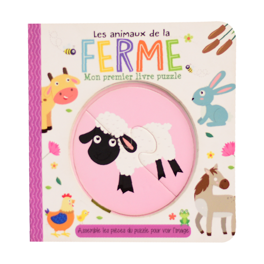 Les Animaux De La Ferme - Mon Premier Livre Puzzle