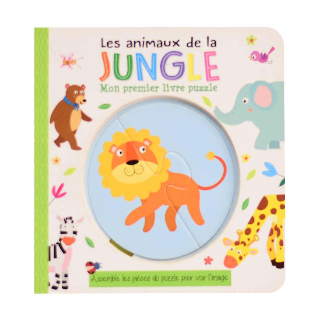 Les Animaux De La Jungle - Mon Premier Livre Puzzle