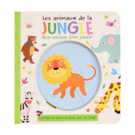 Les Animaux De La Jungle - Mon Premier Livre Puzzle