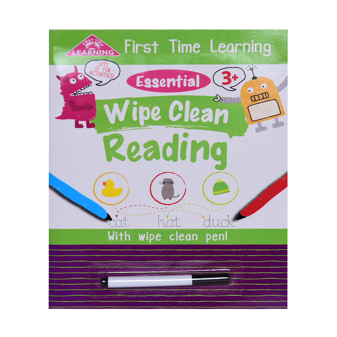 First Time Learning: Wipe Clean Reading 3+