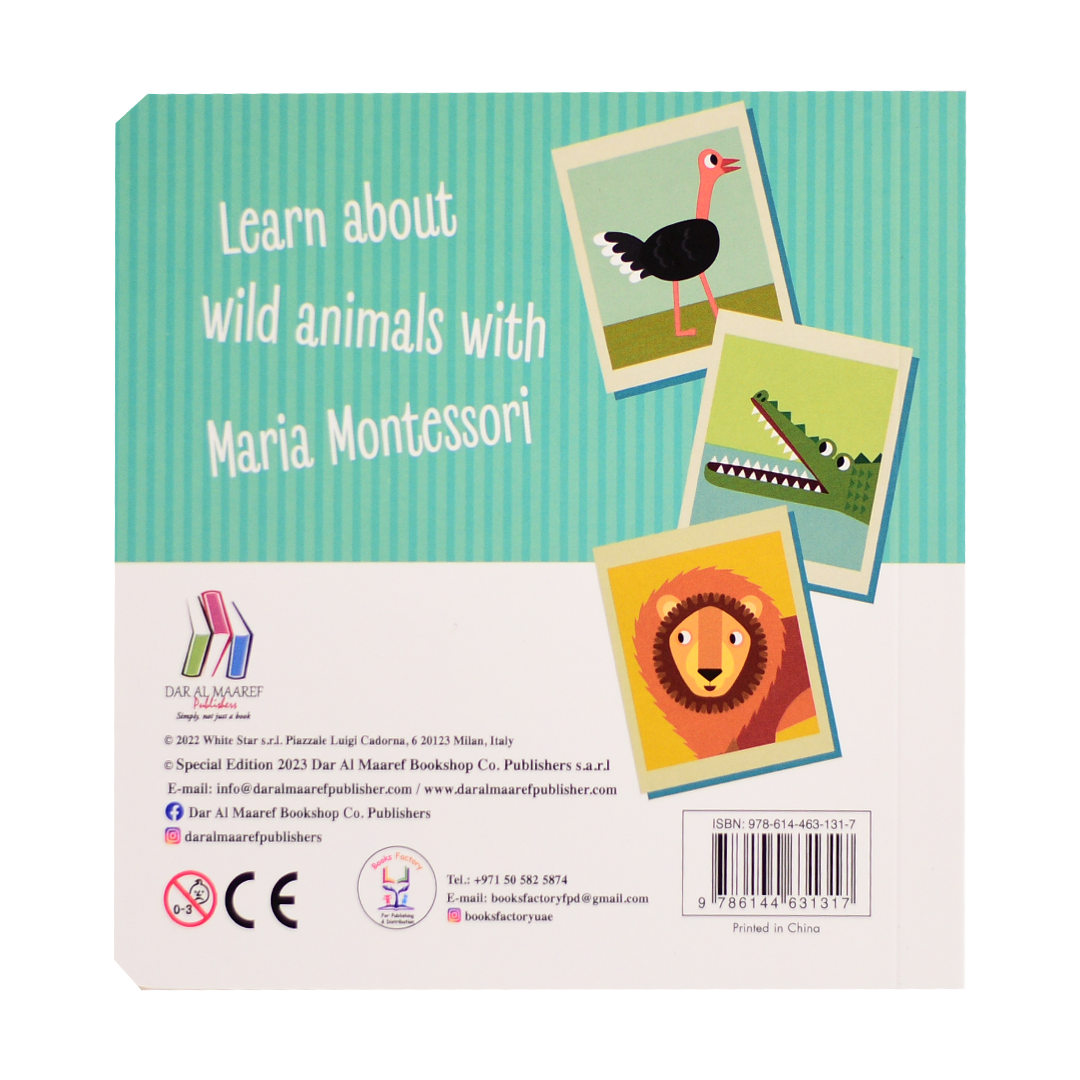 My First Book Of Wild Animals Montessori