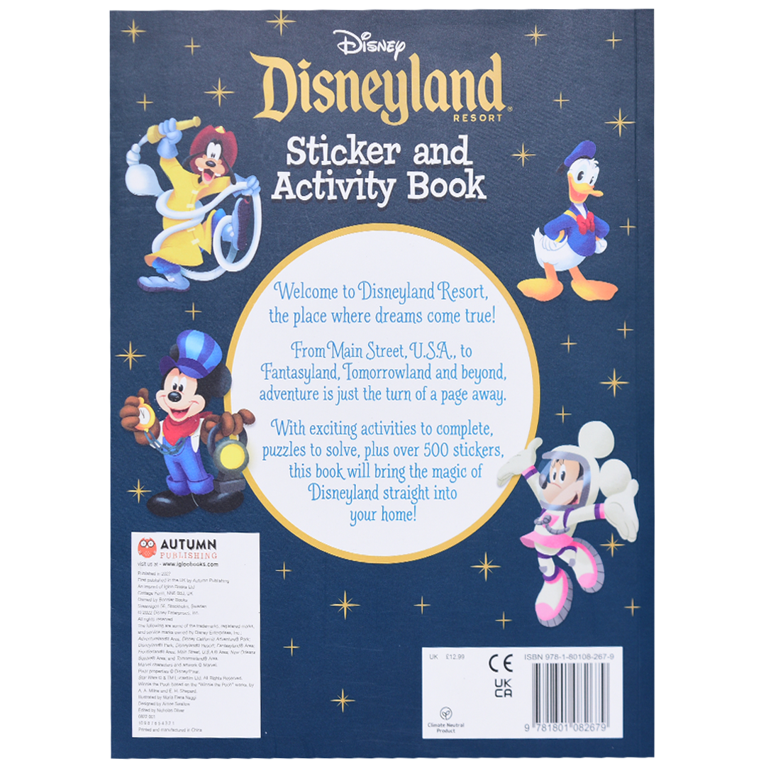 Disneyland Parks: Sticker And Activity Book