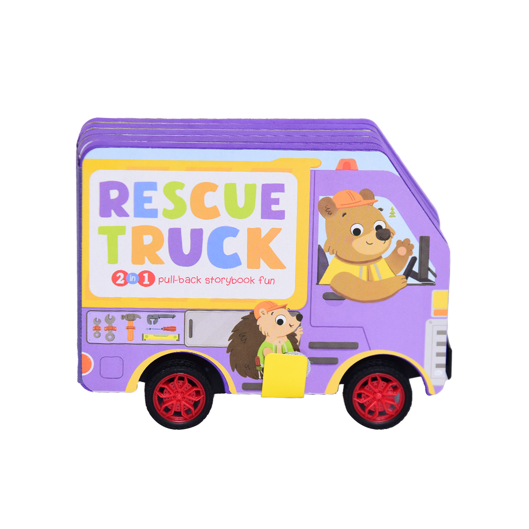 Pull-Back Books - Rescue Truck
