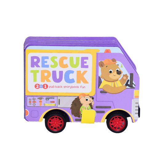 Pull-Back Books - Rescue Truck