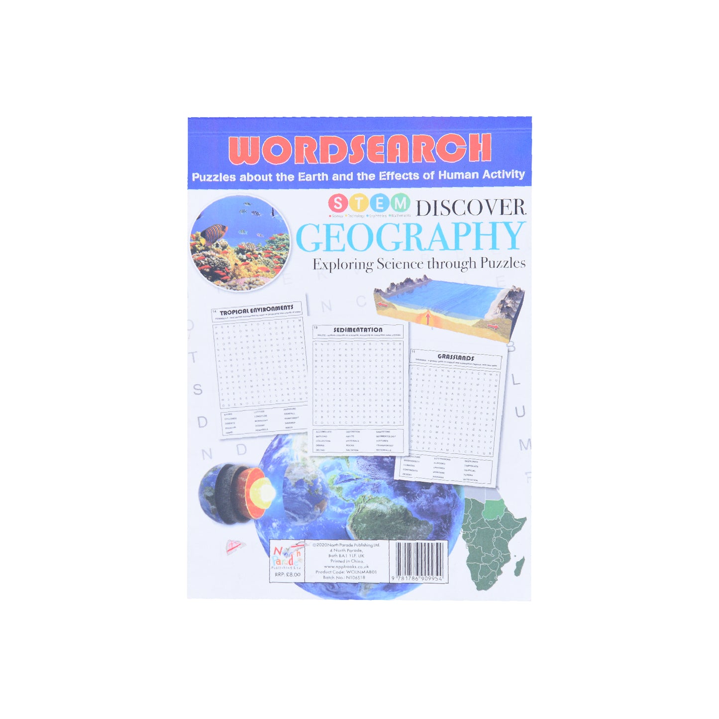 Wolnmab01alm''24'' Wol Wordsearch Book - Geography